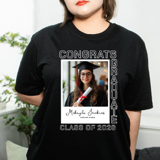 T-shirt Congrats Graduate Matching Family Custom Photo
