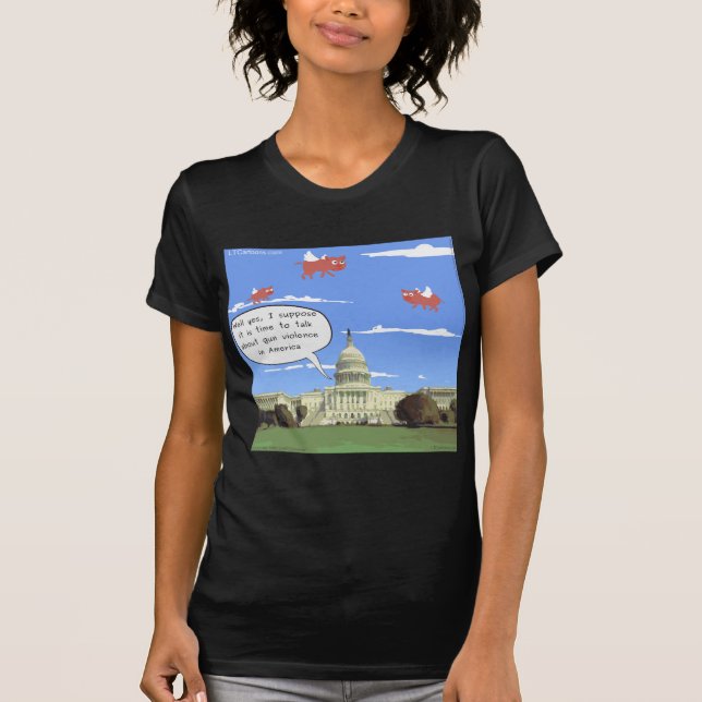 T-shirt Congrès et violence sur les armes à feu Parler qua (Devant)
