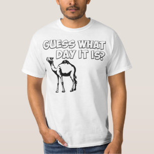 T-shirt Conjecture quel jour c'est ? Chameau de journée e