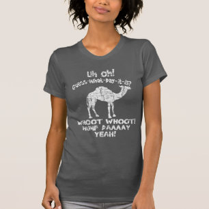 T-shirt Conjecture vintage de chameau de journée en milieu