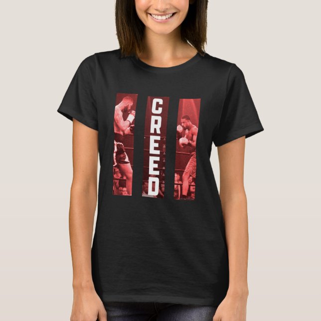 T-shirt Conlan et Creed triptyque rouge (Devant)