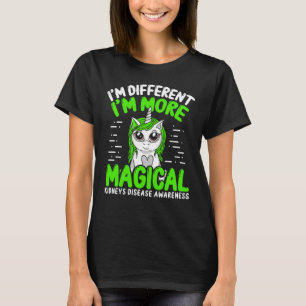 T-shirt Connaissance de la maladie des reins Unicorne carb