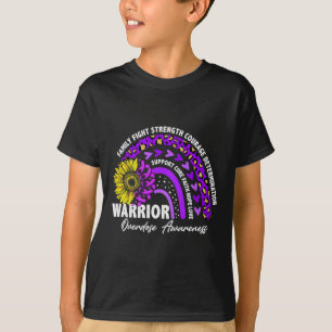 T-shirt Connaissance de l'overdose de ruban pourpre arc-en