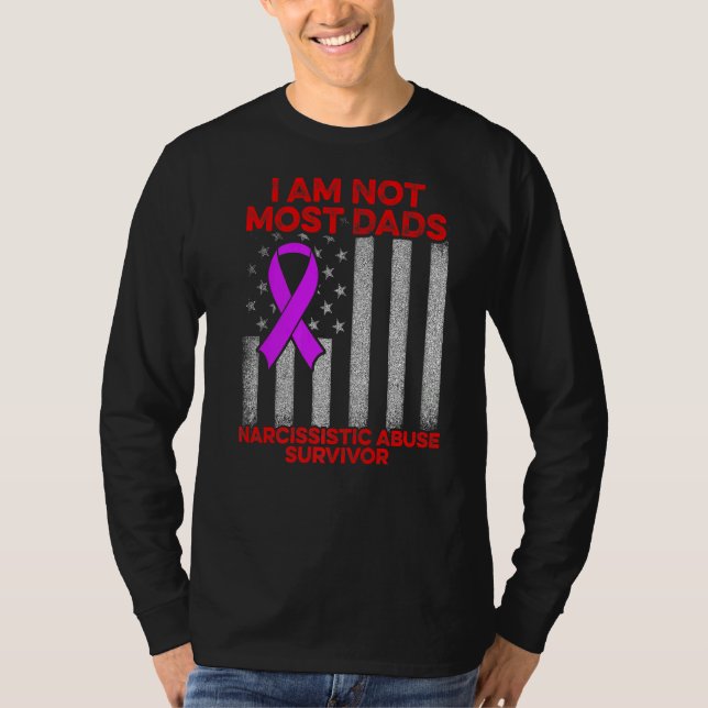 T-shirt Connaissance Mondiale De L'Abus Narcissique La Plu (Devant)