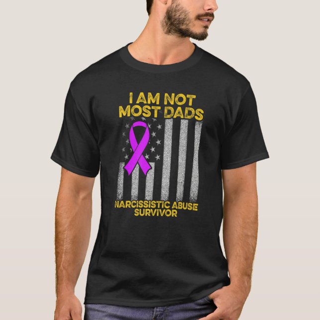 T-shirt Connaissance Mondiale De L'Abus Narcissique La Plu (Devant)