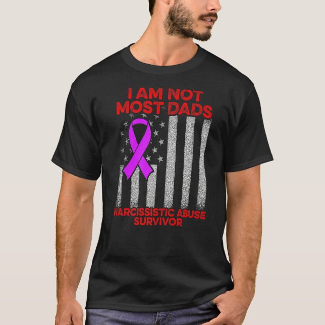 T-shirt Connaissance Mondiale De L'Abus Narcissique La Plu (Devant)