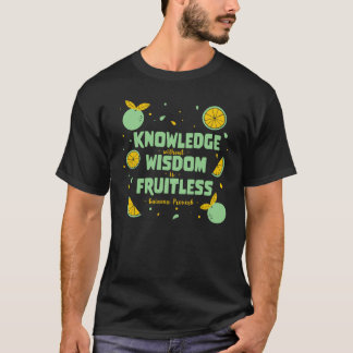 T-shirt Connaissance sans sagesse Proverbe africain guinée