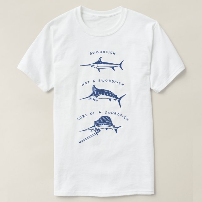 T-shirt Connaissez votre espadon (Design devant)