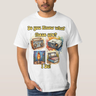 T-shirt Connaissez-Vous Ces Objets ? Moi Oui ! – Nostalgie