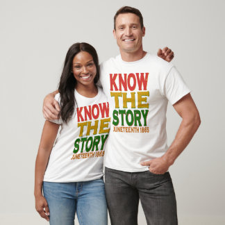 T-shirt Connaître l'histoire Juneteenth 1865 Histoire des