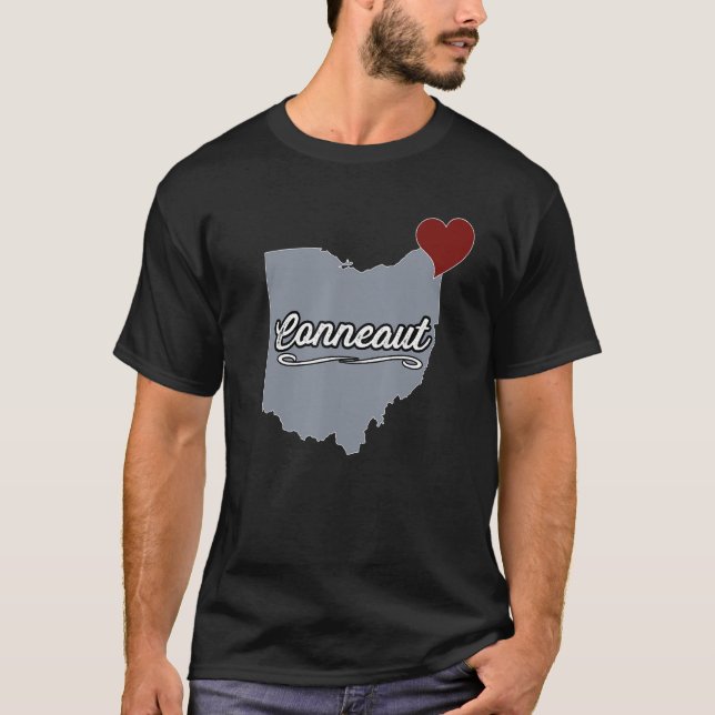 T-shirt Conneaut Ohio OH City State USA mignon Souvenir (Devant)
