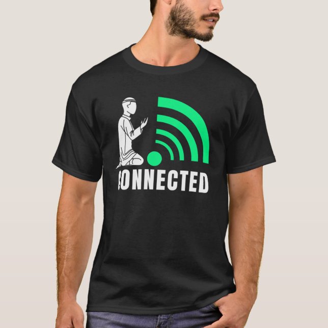 T-shirt Connected Islamic Muslim Ramadan Kareem First Sala (Devant)
