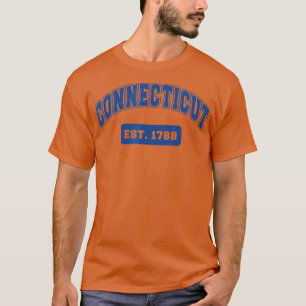 T-shirt Connecticut 1788 Varsity Retro Style
