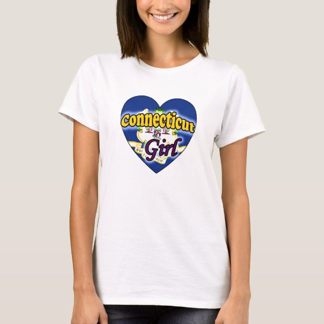 T-shirt Connecticut Girl (Devant)