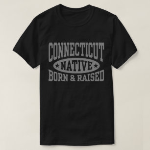 T-shirt Connecticut né et élevé