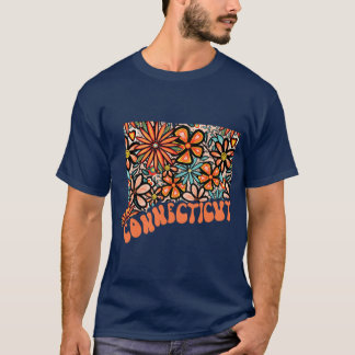 T-shirt Connecticut State Design Artist Designed Illustrat