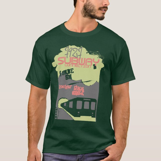 T-shirt Connexion au métro (Devant)
