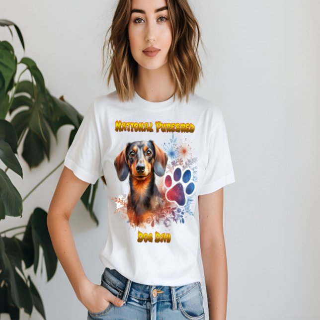 T-shirt Connexion Dachshund : Un Bond Pawesome (Créateur téléchargé)