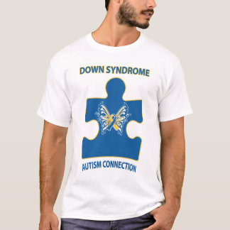 T-shirt Connexion d'autisme de syndrome de Down