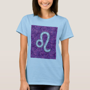 T-shirt Connexion Leo sur Camouflage numérique Fuchsia ros