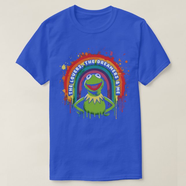 T-shirt Connexion Rainbow Kermit Fan Art (Design devant)
