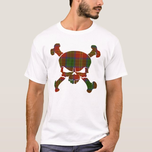 T-shirt Connolly Tartan Skull No Banner Shirt (Devant)