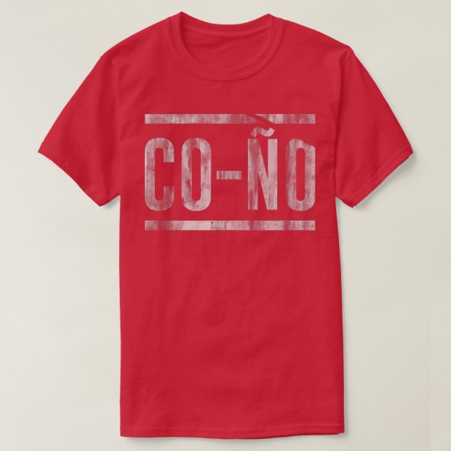 T-shirt Cono Drôle Latino Espagnol Dit (Design devant)