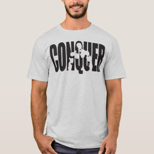 T-shirt CONQUER - Motivation de la musculation