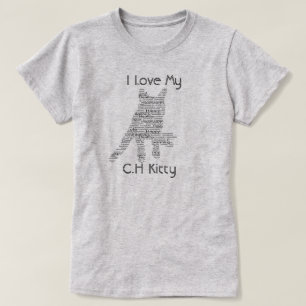 T-shirt Conscience cérébelleuse de chat d'hypoplasie