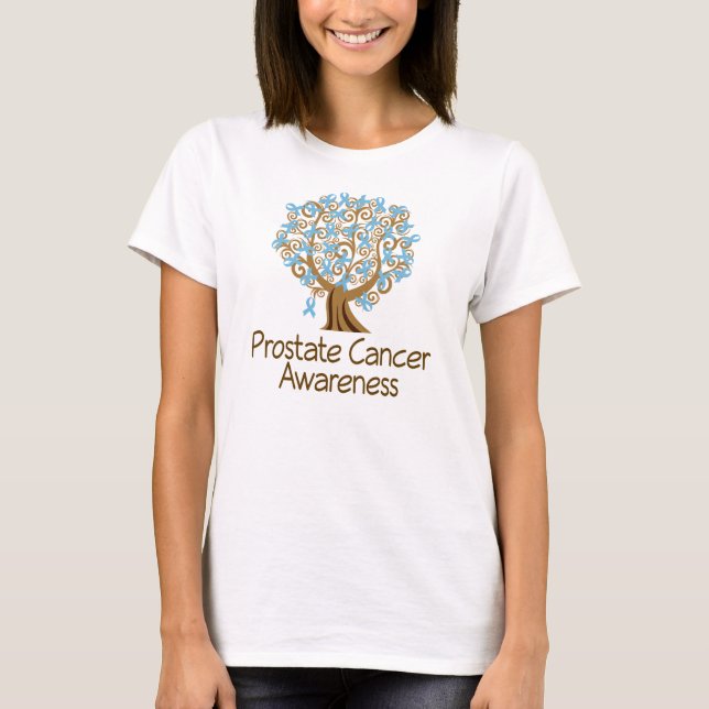 T-shirt Conscience de cancer de la prostate (Devant)