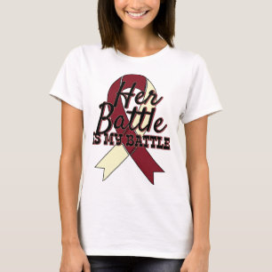 T-shirt Conscience de cancer de la tête et du cou sa