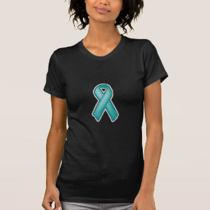 T-shirt Conscience de cancer du col de l'utérus