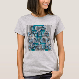T-shirt Conscience de Lipomyelomeningocele de spina bifida