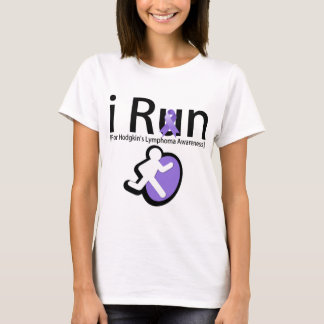 T-shirt Conscience de lymphome de Hodgkins que je cours