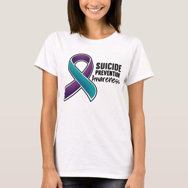 T-shirt Conscience de prévention de suicide (Devant)