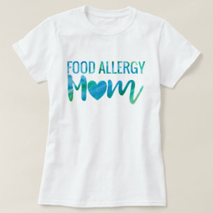 T-shirt Conscience de typographie d'aquarelle de maman