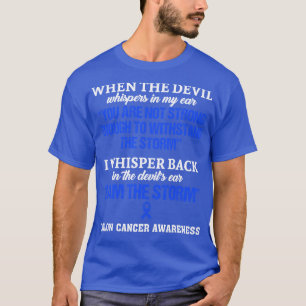 T-shirt Conscience du cancer du côlon Je suis la tempête d
