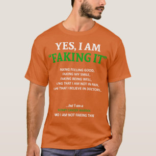 T-shirt Conscience du cancer du rein Je le fais frémir dan