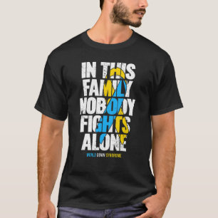 T-shirt Conscience du syndrome de Down Chemises familiales