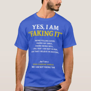 T-shirt Conscience Du Syndrome De Down Je L'Écrase Dans Ce