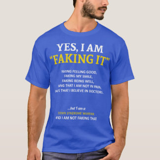 T-shirt Conscience Du Syndrome De Down Je L'Écrase Dans Ce