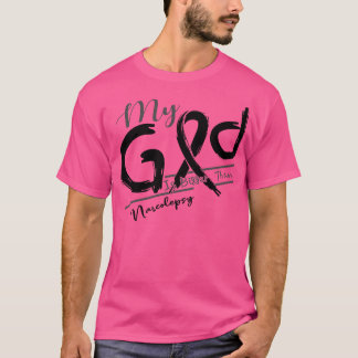 T-shirt Conscience Narcoleptique Mon Dieu Est Plus Fort Da