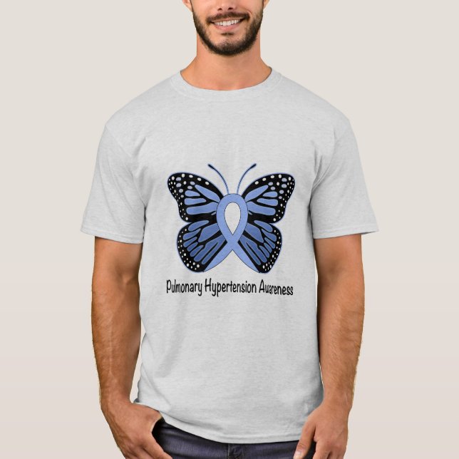 T-shirt Conscience pulmonaire d'hypertension (Devant)