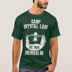 T-shirt Conseil Crystal Lake Style rétro Vintage