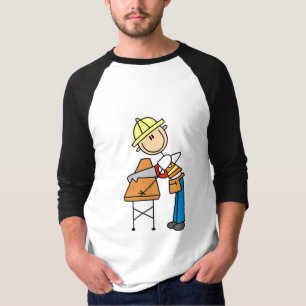 T-shirt Conseil de Sawing de travailleur de la