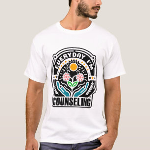 T-shirt Conseil drôle en santé mentale tous les jours