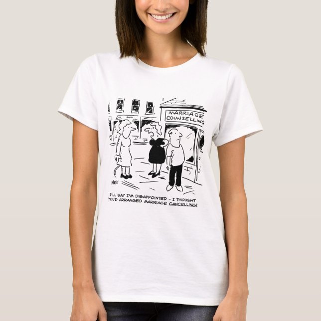 T-shirt Conseil matrimonial, pas annuler (Devant)