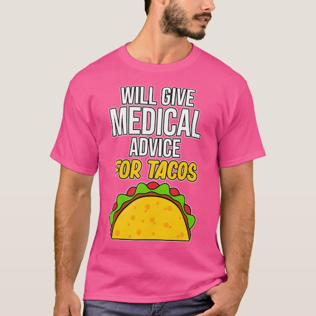 T-shirt Conseil Médicale Pour Les Étudiants De Tacos Med S (Devant)