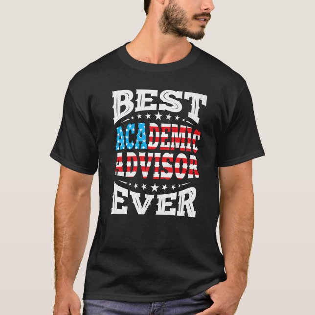 T-shirt Conseiller académique 4 Juillet 4 Américain F (Devant)