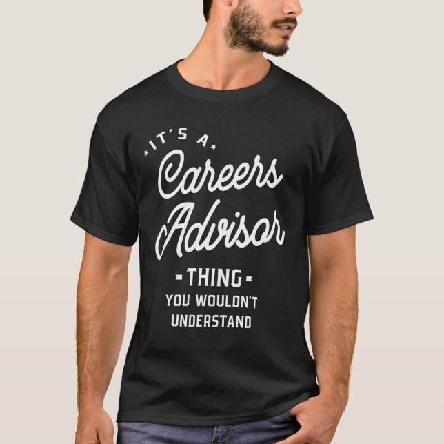 T-shirt Conseiller Carrières Titre de l'emploi Cadeau d'em (Devant)